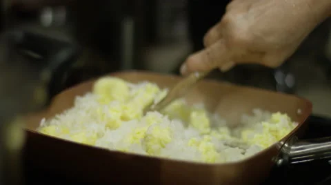 Home cooking - eggs breakfast. Stock Footage 68500920