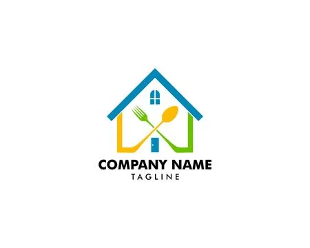 Home cooking logo Stock Illustration