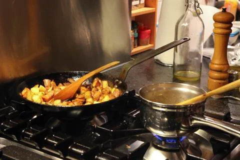 Home cooking Stock Photos