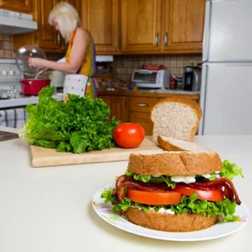 Home cooking Stock Photos