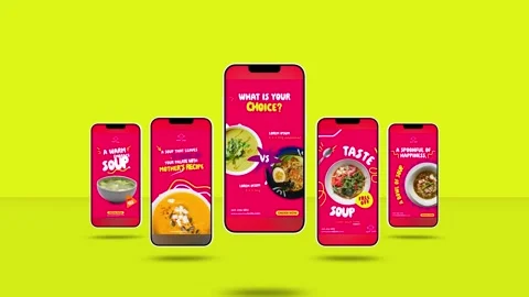 Home Cooking Reels Stock After Effects