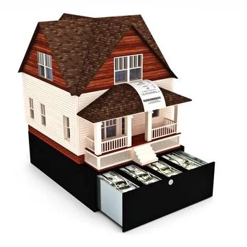 Home costs Stock Illustration