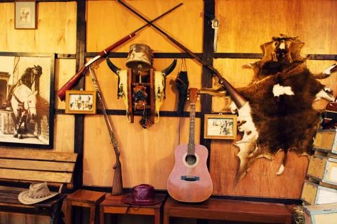 Home of the cowboy Stock Photos