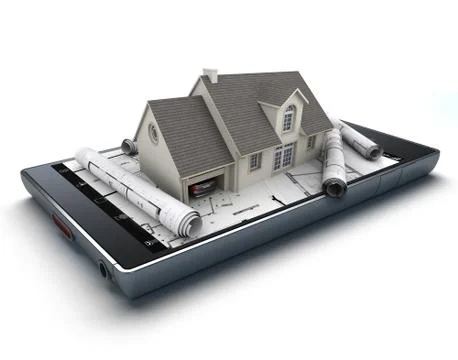 Home creation app Stock Illustration