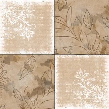 Home decorative wall tiles pattern design 스톡 일러스트