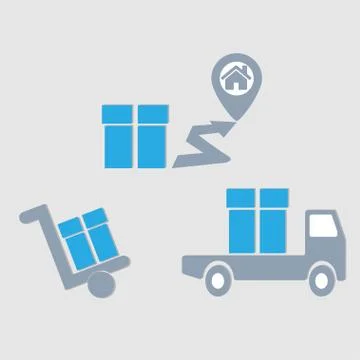 Home delivery Stock Illustration