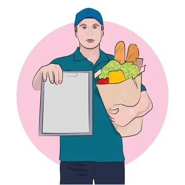 Home delivery Stock Illustration