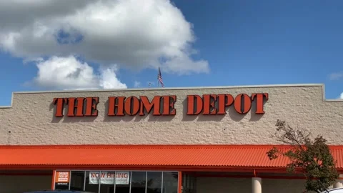 Home Depot store Stock Footage 165425115