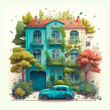 Home Design Stock Illustration