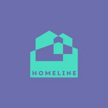 Home Design Logo Stock Illustration