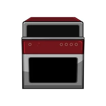 Home dishwasher kitchen cartoon vector illustration Stock Illustration