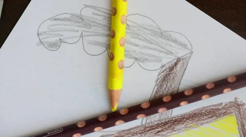 Home drawing Stock-Footage 43180447