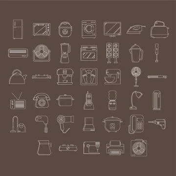 Home Electrical Appliance Stock-Illustration