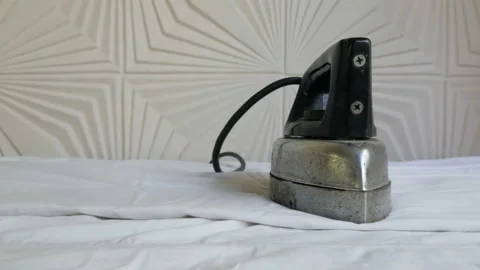 Home Electrical Retro Iron Stock Footage 104299035