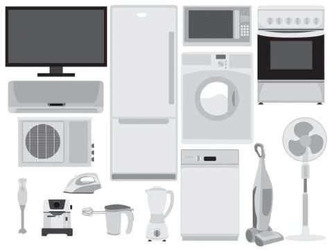 Home electronics Stock Illustration