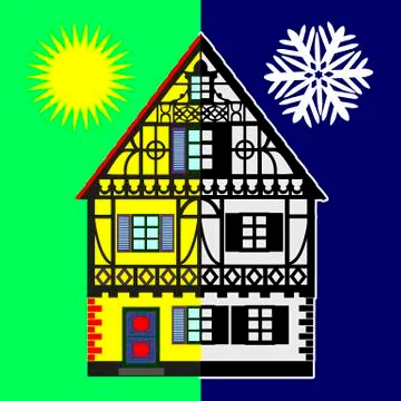 Home Energy Audit Stock Illustration