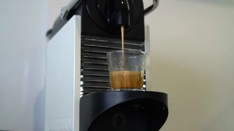Home espresso machine Stock Footage 135720185