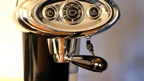 Home expresso coffee machine Vídeos de archivo 69893703