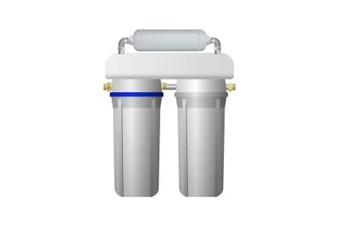 Home filter for drinking water purification. Stock Illustration