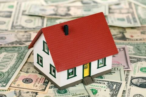 Home financing (dollars) Stock Photos