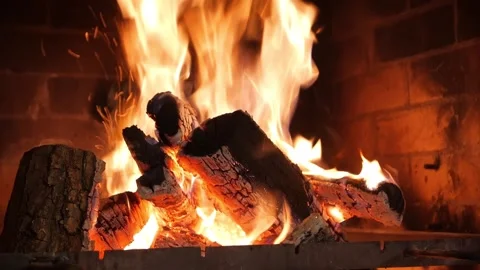 The Home Fireplace Stock Footage 146157480
