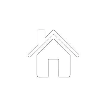 Home. flat vector icon Stock Illustration