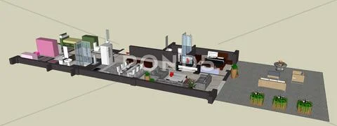 Home floor plan Stock Illustration