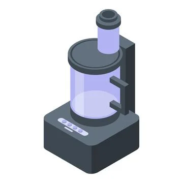 Home food processor icon, isometric style Stock Illustration