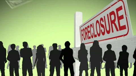 HOME FORECLOSURE Stock Footage 533609