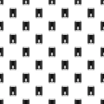 Home heater boiler pattern seamless Stock Illustration