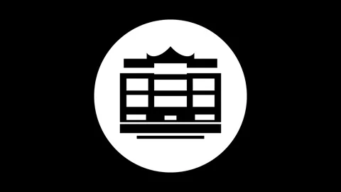 Home Icon Animation with Travel Elements – 4K Stunning Visual Stock Footage 282576797