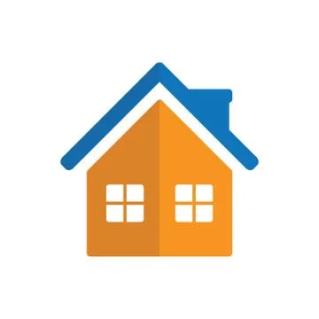 Home icon - black vector 库存插图
