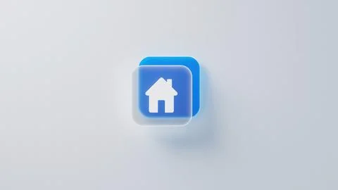 Home Icon. Concept of net, web, internet Stock Illustration