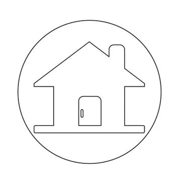 Home Icon Stock Illustration