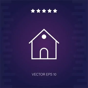 Home  icon Illustrazione stock