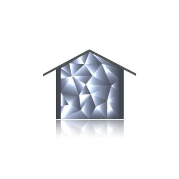 Home Icon Isolated on White Background Stock Illustration