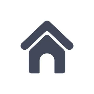 Home Icon Vector flat design style Stock Illustration