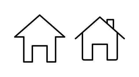 Home icon vector. House vector icon 스톡 일러스트