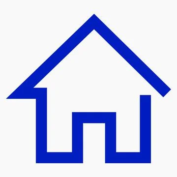 Home icon vector. Stock Illustration