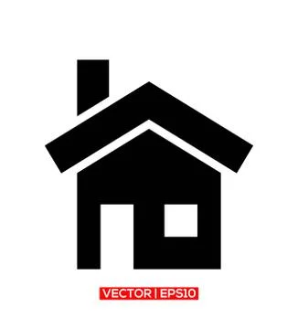 Home icon vector logo or illustration. Stock Illustration