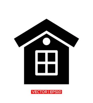Home icon vector logo or illustration. Stock Illustration