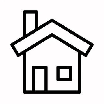 Home icon vector logo or illustration. Stock Illustration