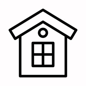 Home icon vector logo or illustration. Stock Illustration