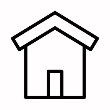 Home icon vector logo or illustration. Stock Illustration