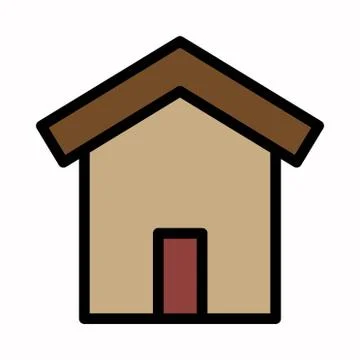 Home icon vector logo or illustration. Stock Illustration