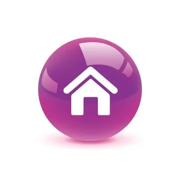 Home icon web Stock Illustration
