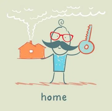 Home Stock Illustration