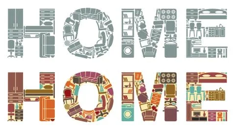 Home Stock Illustration