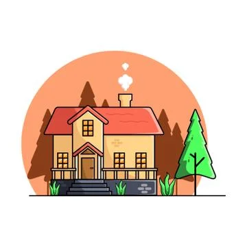 Home Stock Illustration