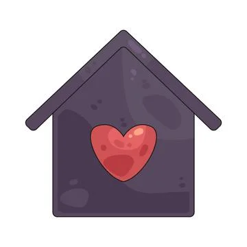 Home illustration Ilustración de archivo